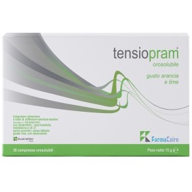 Farmakaire Tensiopram Orosolubile 30 Compresse Masticabili Gusto Arancia E Lime