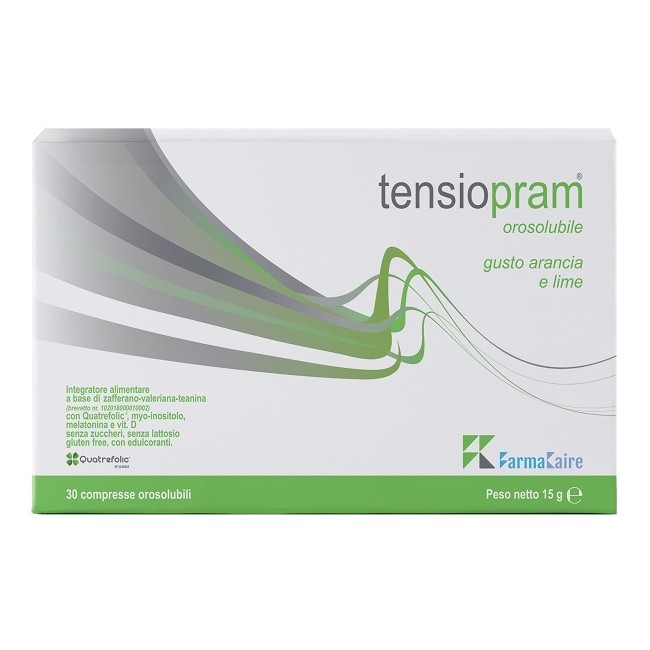 Farmakaire Tensiopram Orosolubile 30 Compresse Masticabili Gusto Arancia E Lime Farmakaire Tensiopram Orosolubile 30 Compresse Masticabili Gusto Arancia E Lime