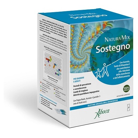 Aboca Natura Mix Advanced Sostegno Orosolubile 20 Bustine Aboca Natura Mix Advanced Sostegno Orosolubile 20 Bustine