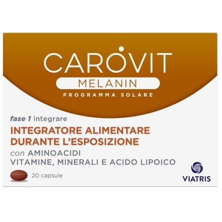 Meda Pharma Carovit Melanin Programma Solare 20 Capsule Meda Pharma Carovit Melanin Programma Solare 20 Capsule