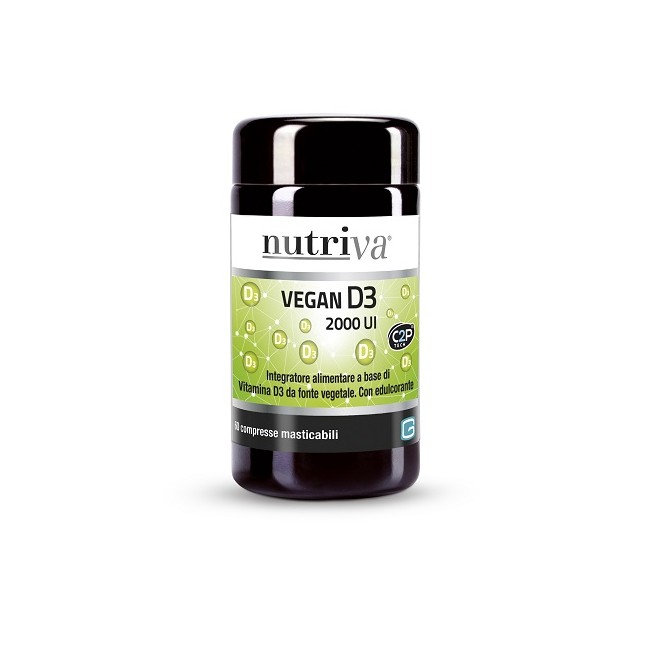 Giuriati Group Nutriva Vegan D3 60 Compresse 2000 Ui