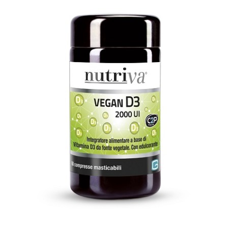 Giuriati Group Nutriva Vegan D3 60 Compresse 2000 Ui Giuriati Group Nutriva Vegan D3 60 Compresse 2000 Ui