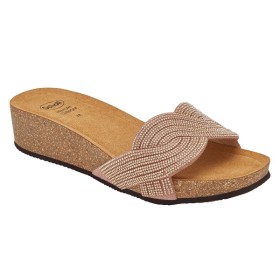 Scholl Calzatura Vegas Low Microfibre+strass W Rose Gold 39
