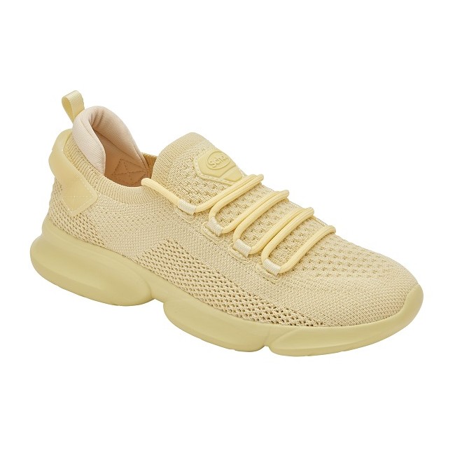 Scholl Calzatura Camden Knitted Textile+rubber W Pale Yellow 37 Scholl Calzatura Camden Knitted Textile+rubber W Pale Yellow 37