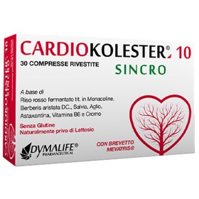 Dymalife Pharmaceutical Cardiokolester 10 Sincro 30 Compresse Rivestite