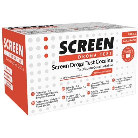 Screen Italia Screen Droga Test Cocaina Test Antidroga Con Contenitore Urina Screen Italia Screen Droga Test Cocaina Test Antidroga Con Contenitore Urina