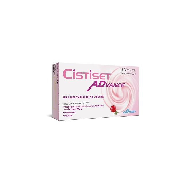 Corman Cistiset Advance 15 Compresse