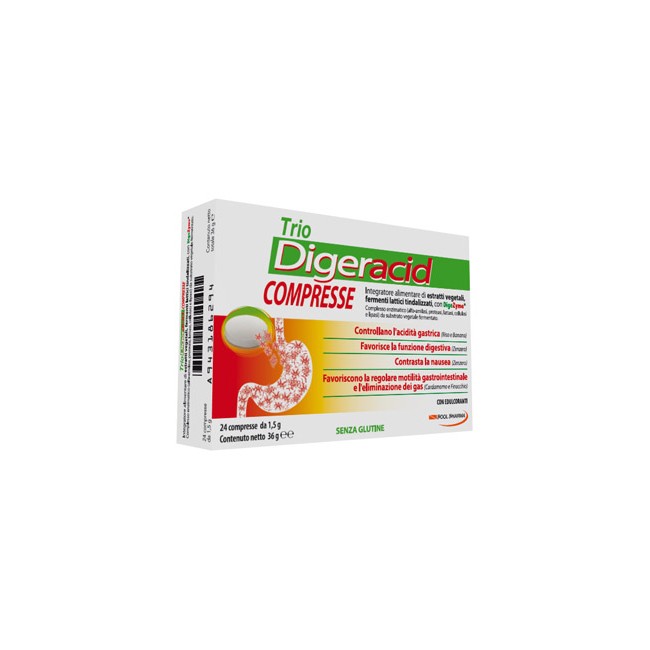 Pool Pharma Trio Digeracid 24 Compresse