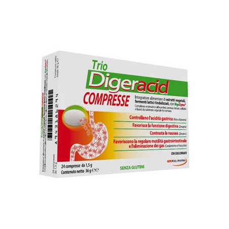 Pool Pharma Trio Digeracid 24 Compresse Pool Pharma Trio Digeracid 24 Compresse