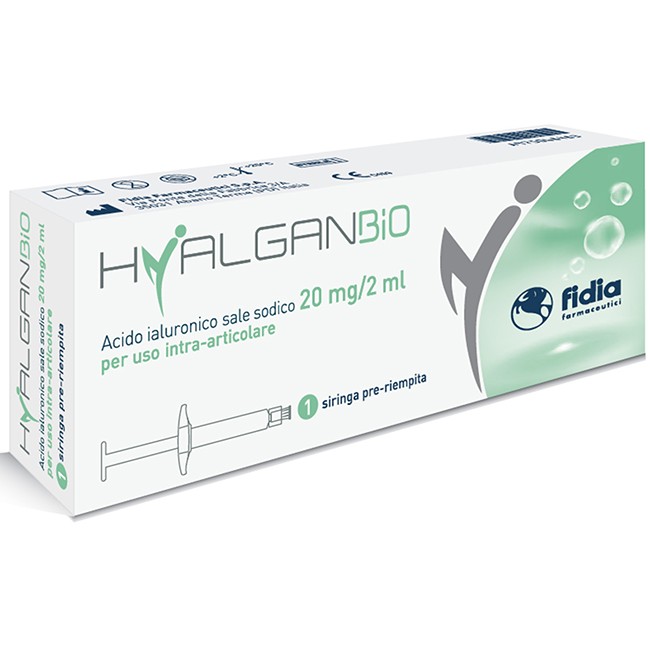 Fidia Farmaceutici Siringa Hyalganbio Intra-articolare 20mg 2 Ml