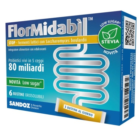 Polifarma Flormidabil Stop 6 Bustine Con Stevia Polifarma Flormidabil Stop 6 Bustine Con Stevia