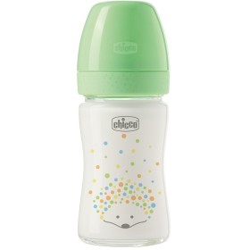 Chicco Perfect Easy Biberon in vetro verde a flusso lento