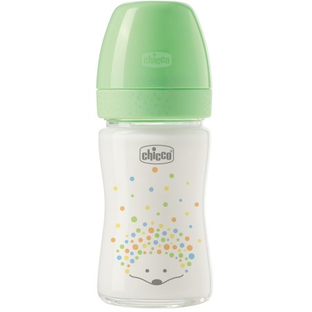 Chicco Perfect Easy Biberon in vetro verde a flusso lento Chicco Perfect Easy Biberon in vetro verde a flusso lento