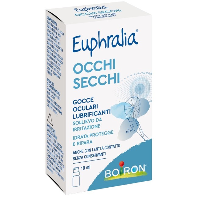 Boiron Gocce Ocualri Lubrificanti Euphralia Occhi Secchi 10 Ml