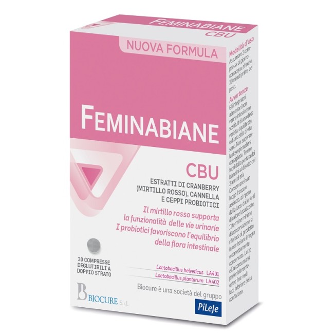 Biocure Feminabiane Cbu 30 Compresse Biocure Feminabiane Cbu 30 Compresse