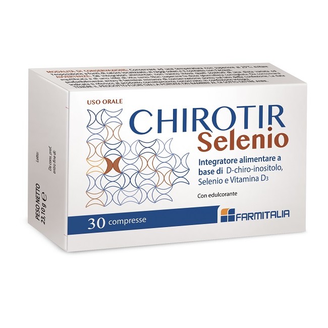 Farmitalia Chirotir Selenio 30 Compresse Farmitalia Chirotir Selenio 30 Compresse