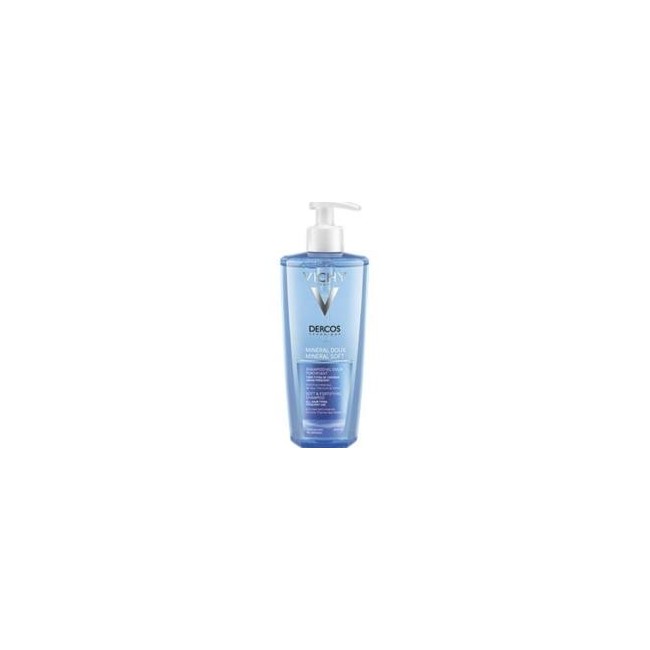 Vichy dercos technique mineral shampoo dolce fortificante per tutti i tipi di capelli uso frequente 400ml