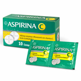 Aspirina 400mg 10 Compresse Effervescenti con Vitamina C