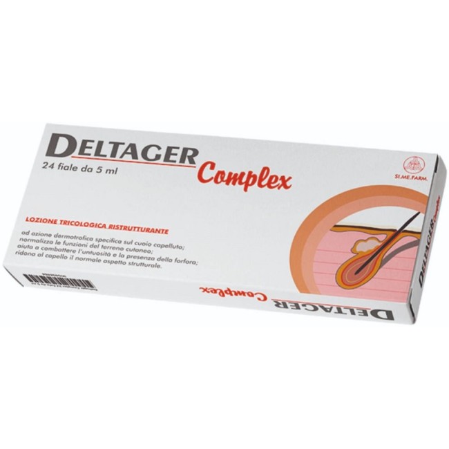 Si. Me. Farm Deltager Complex Lozione 24 Fiale 5 Ml