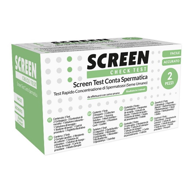 Screen Italia Screen Test Conta Spermatica Screen 2 Pezzi