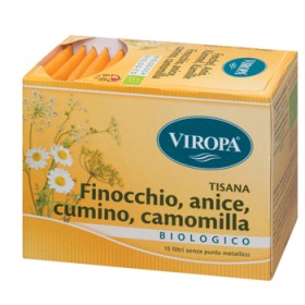 Viropa Import Viropa Finocchio/cumino/anice/camomilla Bio 15 Bustine