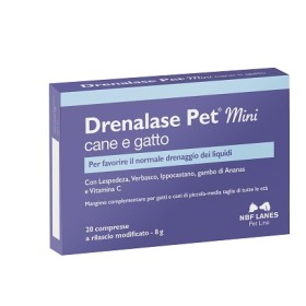 NBF Lanes Drenalase Pet Mini Cane Gatto 20 Compresse