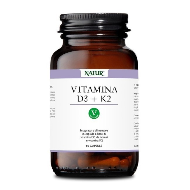 Natur Vitamina D3+k2 60 Capsule Natur Vitamina D3+k2 60 Capsule
