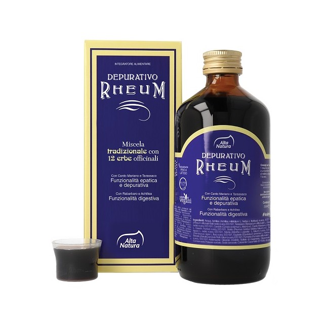 Alta Natura Depurativo Rheum Miscela Erbe Officinali 250 Ml
