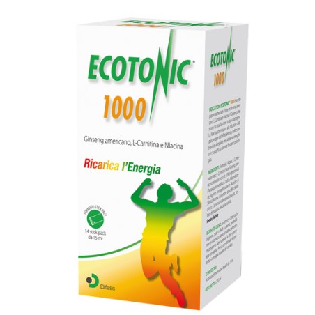 Difass International Ecotonic 1000 14 Stick Pack 15 Ml Difass International Ecotonic 1000 14 Stick Pack 15 Ml