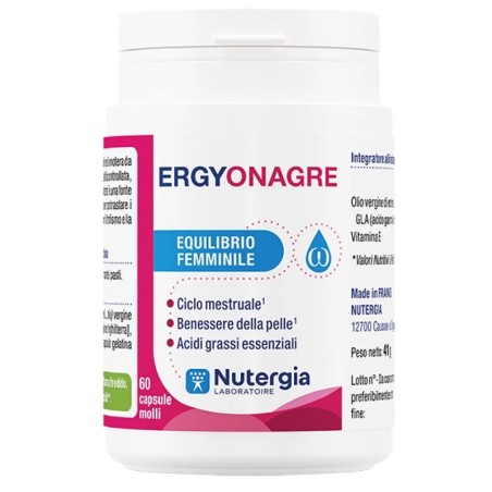 Laboratoire Nutergia Ergyonagre 60 Capsule Laboratoire Nutergia Ergyonagre 60 Capsule
