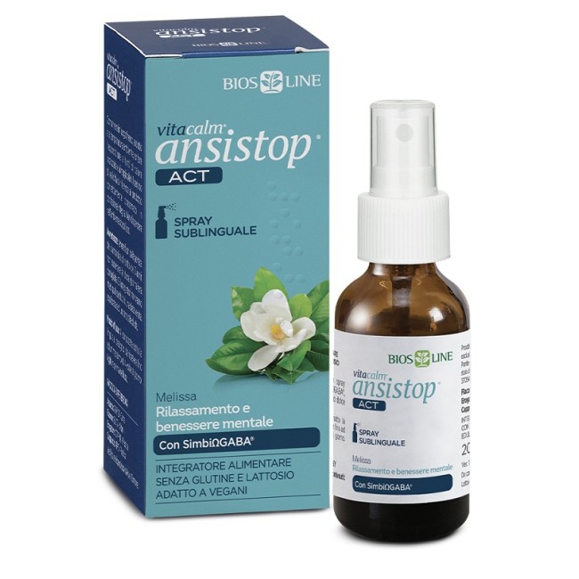 Bios Line Vitacalm Ansistop Spray Act 20 Ml Bios Line Vitacalm Ansistop Spray Act 20 Ml