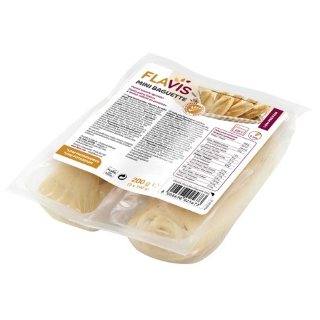DR. SCHAR Flavis Mini Baguette Panini Bianchi Aproteici 2 Pezzi Da 100 G