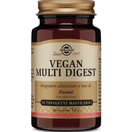 Solgar Vegan Multi Digest 50 Tavolette Masticabili