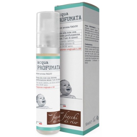 Artsana Fiocchi Di Riso Acqua Profumata Rinfrescante Talco 50 Ml