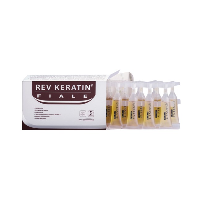 Rev Pharmabio Rev Keratin Fiale 15 Fiale 5 Ml Rev Pharmabio Rev Keratin Fiale 15 Fiale 5 Ml