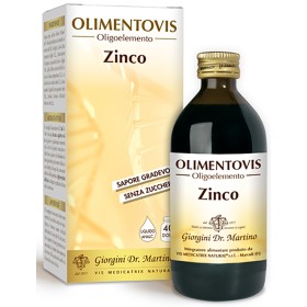 Dr. Giorgini Olimentovis Oligoelemento Zinco Liquido Analcolico Senza Zuccheri 200 Ml 40 Dosi