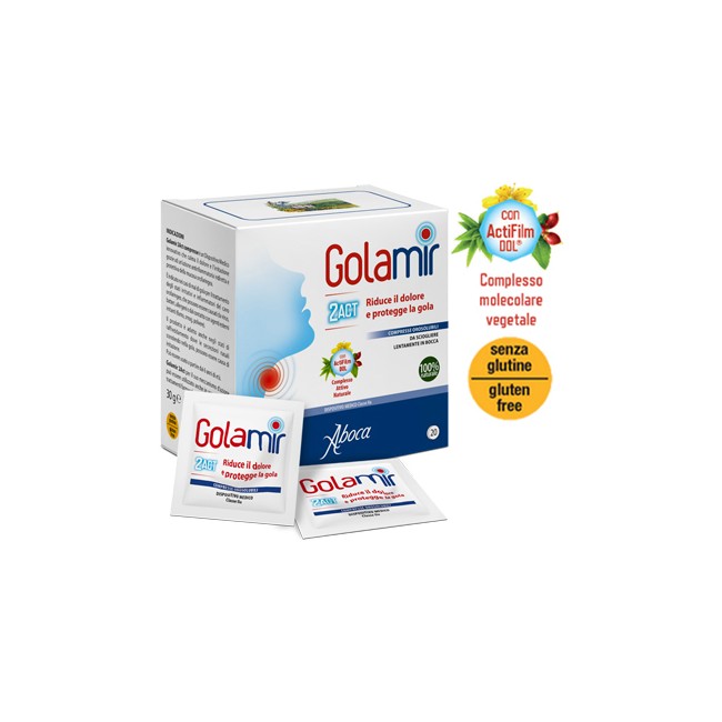 Aboca Golamir 2act 20 Compresse Orosolubili Da 1,5 G