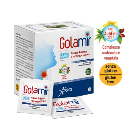 Aboca Golamir 2act 20 Compresse Orosolubili Da 1,5 G Aboca Golamir 2act 20 Compresse Orosolubili Da 1,5 G