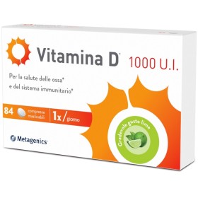 Metagenics Vitamina D 1000 Ui 84 Compresse Masticabili