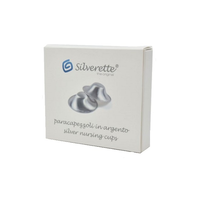 Silverette Mini Coppette Protezione Capezzoli In Argento 2 Pezzi Silverette Mini Coppette Protezione Capezzoli In Argento 2 Pezzi