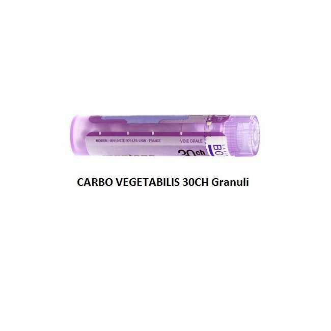 Boiron Carbo Vegetabilis 30CH Granuli omeopatici