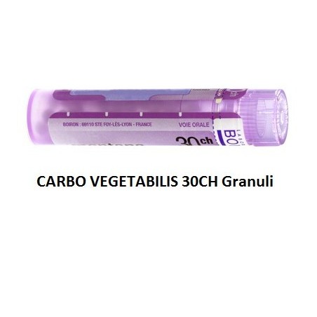 Boiron Carbo Vegetabilis 30CH Granuli omeopatici Boiron Carbo Vegetabilis 30CH Granuli omeopatici