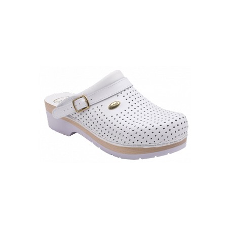 Clog s/comf.b/s ce bycast bis unisex white woods bianco 44