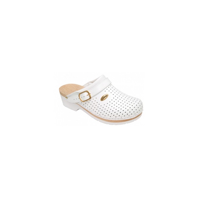 Clog s/comf.b/s ce bycast unisex white woods bianco 35