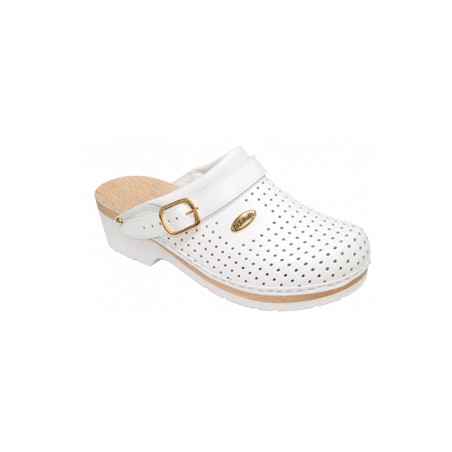Clog s/comf.b/s ce bycast unisex white woods bianco 35
