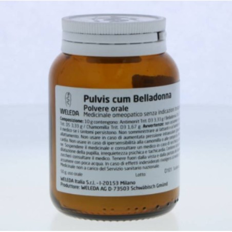 Weleda pulvis cum belladonna 50 g Weleda pulvis cum belladonna 50 g