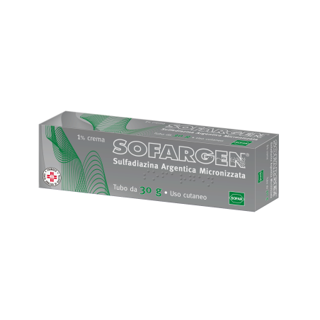 Sofargen 1% Crema antibiotica per ustioni e ferite infette 30 g