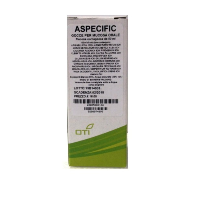 Aspecific composto gocce 50 ml soluzione idroalcolica