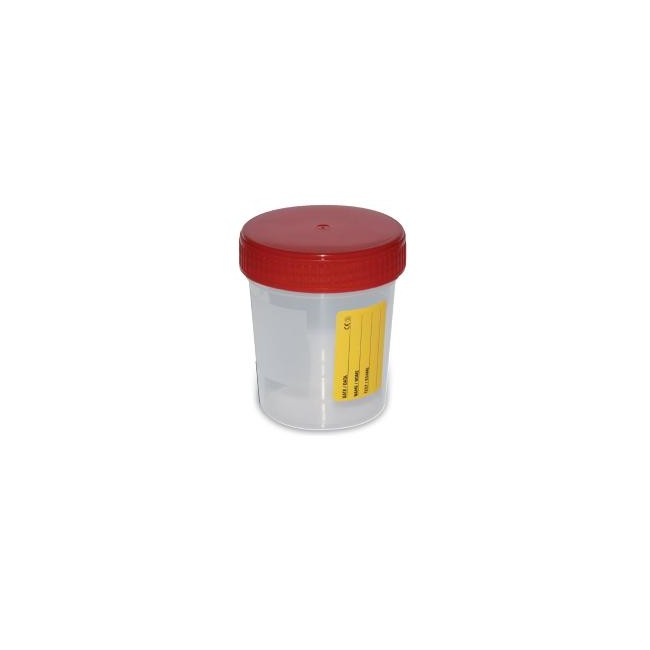 Contenitore urina con tappo medipresteril capacita' 120ml Contenitore urina con tappo medipresteril capacita' 120ml