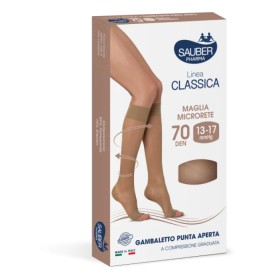 Sauber Gambaletto 70D Punta Aperta Neutro Tg. 2